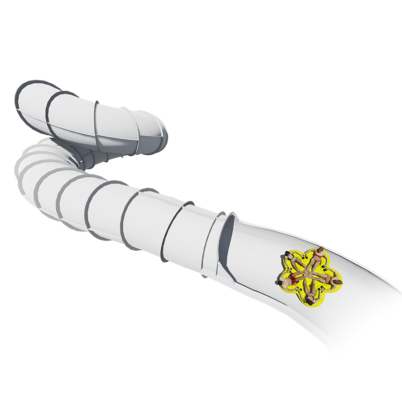 <ul>
<li>Масса вариантов конструкции — огромный опыт работы позволяет нам создавать водные горки самой разной конфигурации</li>
<li>Запатентованный желоб с высокими бортами и уникальными изгибами — многовекторные ускорения на поворотах и их плавное прохождение</li>
<li>Большой выбор желобов — водная горка создается с учетом ваших пожеланий</li>
</ul>